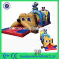 Circuito inflable turbo inflable del obstáculo de la acometida del juego Circuito inflable del obstáculo de los deportes inflables de la buena calidad del PVC